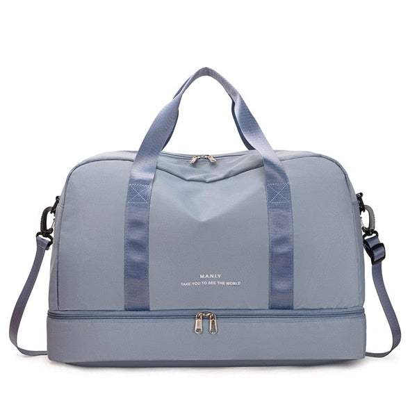 Sac de Voyage Femme Confort Grand - Bandoulière Trendy | Nina Sac Bleu