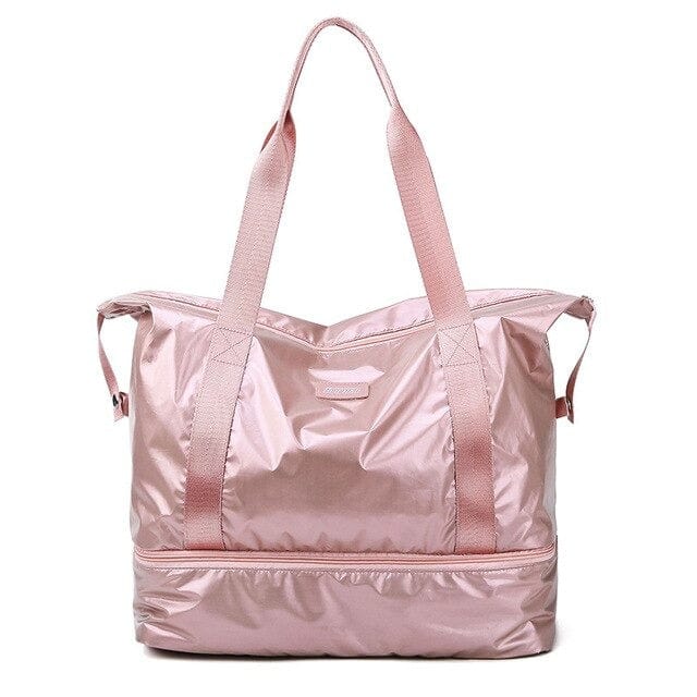 Sac de Voyage Femme Petite Taille en Nylon | Nina Sac Rose