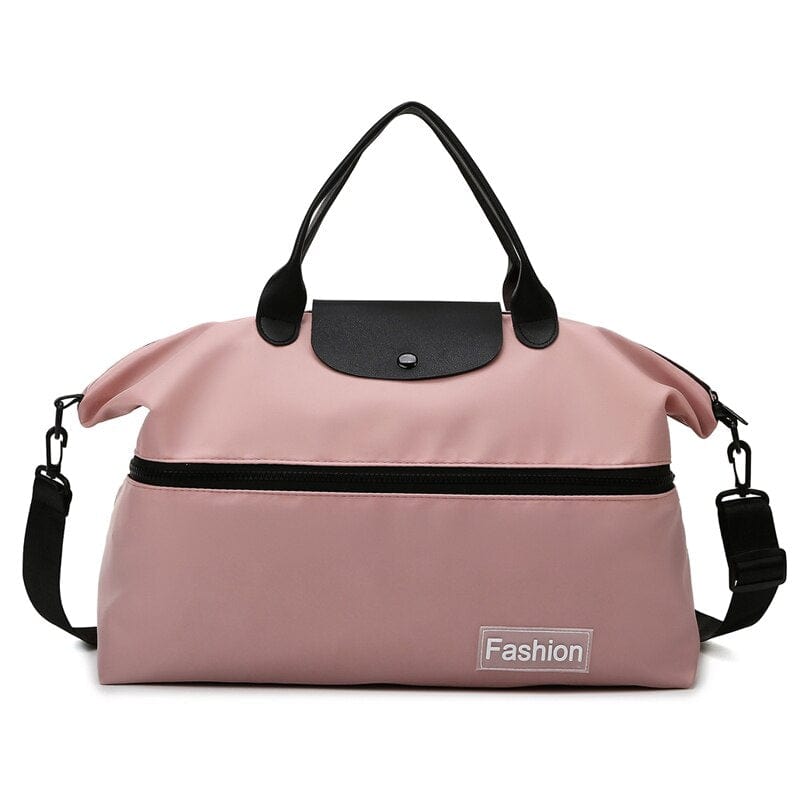 Sac de Voyage Femme Tendance Main | Nina Sac Rose