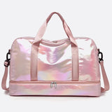 Sac de Voyage Nylon Ultra-Résistant | Nina Sac Rose métallisé