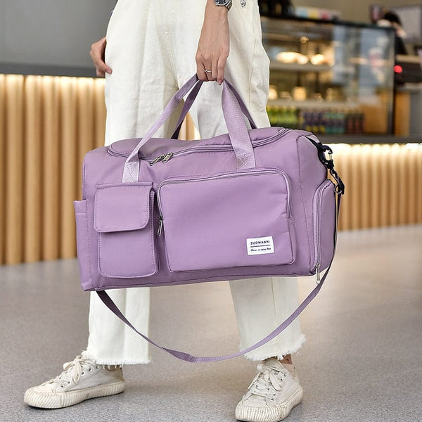 Sac de Voyage pour Femme Imperméable avec Multipoches | Nina Sac