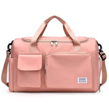 Sac de Voyage pour Femme Imperméable avec Multipoches | Nina Sac Rose