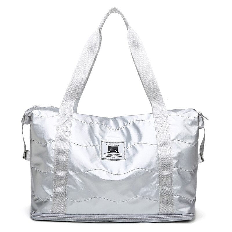 Sac de Voyage Tendance Imperméable | Nina Sac Argenté