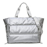 Sac de Voyage Tendance Rembourré en Nylon | Nina Sac Gris