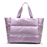 Sac de Voyage Tendance Rembourré en Nylon | Nina Sac Violet