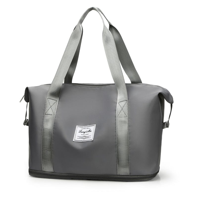 Sac de Voyage Week-End Femme Pratique | Nina Sac Gris