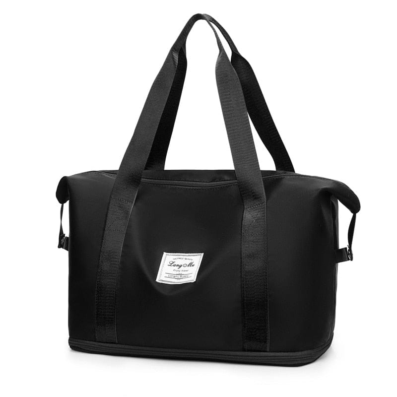 Sac de Voyage Week-End Femme Pratique | Nina Sac Noir