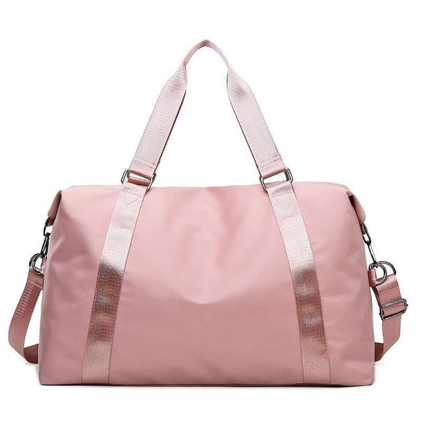 Sac de Voyage Week-end Grande Capacité pour Femme | Nina Sac Rose