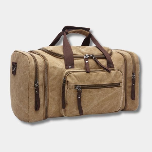 Sac de Voyage Weekend en Toile Khaki