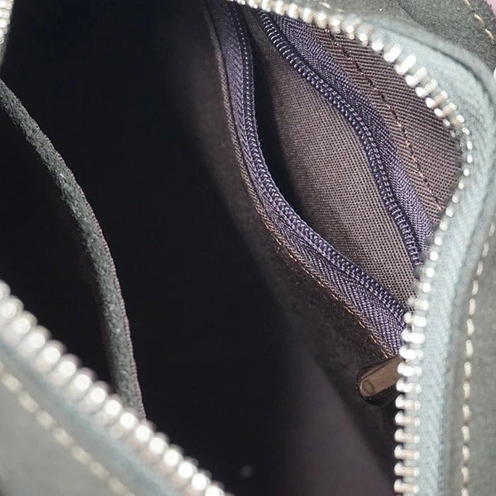 Sac en daim marron de luxe | Nina Sac