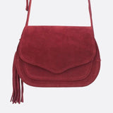 Sac en Daim Rouge Élégant | Nina Sac