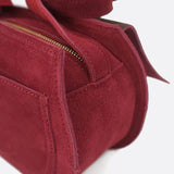 Sac en Daim Rouge Élégant | Nina Sac