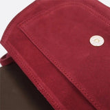 Sac en Daim Rouge Élégant | Nina Sac
