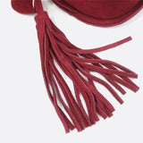Sac en Daim Rouge Élégant | Nina Sac