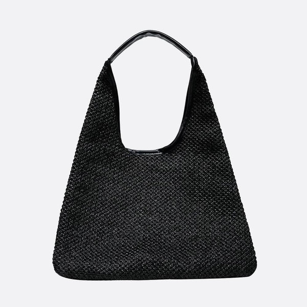 Sac Épaule Souple Fourre-Tout Essentials | Nina Sac Noir