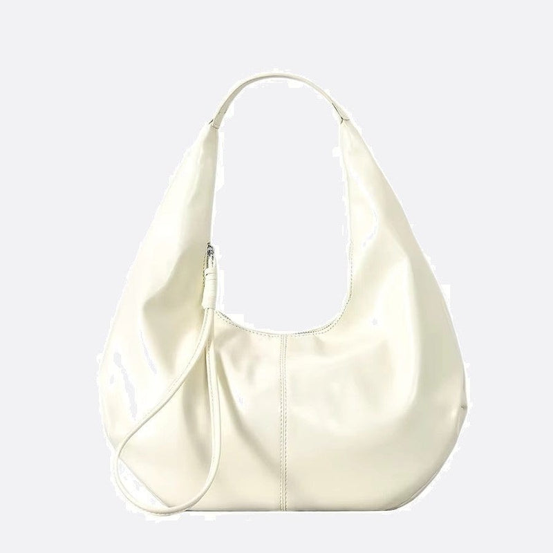 Sac hobo en cuir de qualité | Nina Sac Blanc ivoire