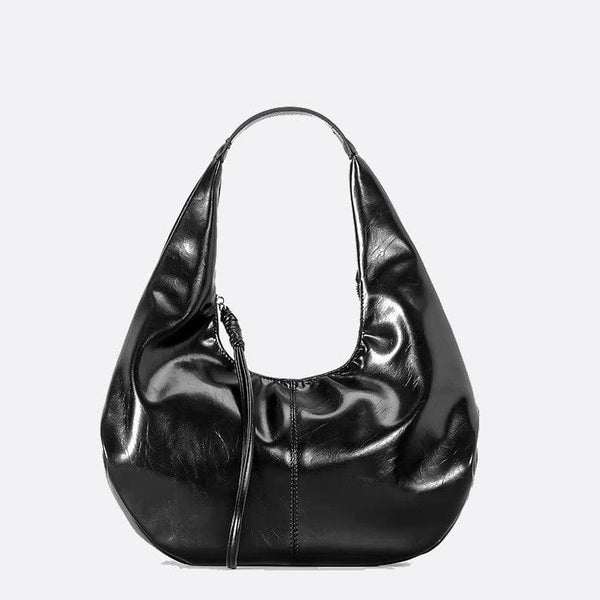 Sac hobo en cuir de qualité | Nina Sac Noir