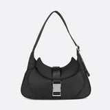 Sac Hobo en Nylon Signature | Nina Sac Noir