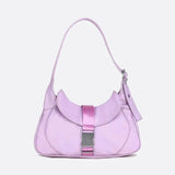 Sac Hobo en Nylon Signature | Nina Sac Rose pâle
