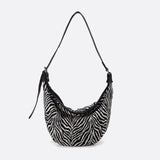 Sac Hobo Zèbre - Style Sauvage | Nina Sac