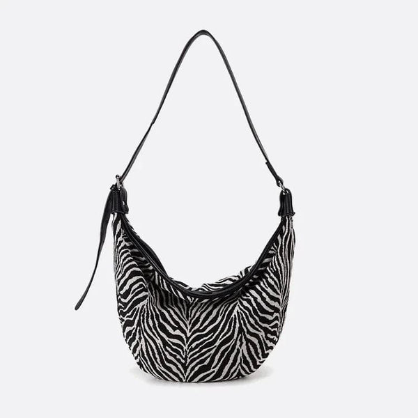 Sac Hobo Zèbre - Style Sauvage | Nina Sac