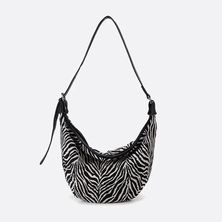 Sac Hobo Zèbre - Style Sauvage | Nina Sac