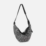 Sac Hobo Zèbre - Style Sauvage | Nina Sac