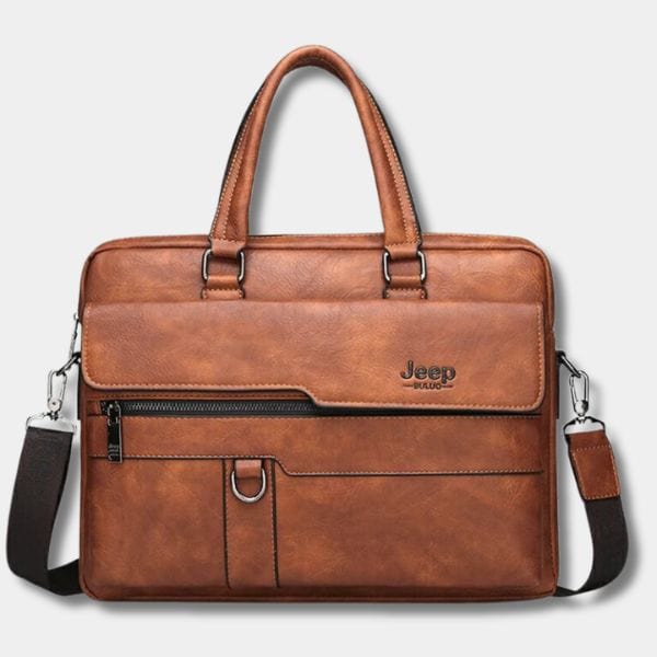 Sac Ordinateur Cuir Homme | Nina Sac Brun Camel