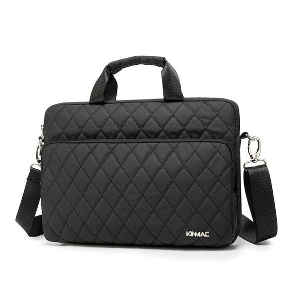 Sac Ordinateur Femme Élégant en Nylon Imperméable | Nina Sac Noir