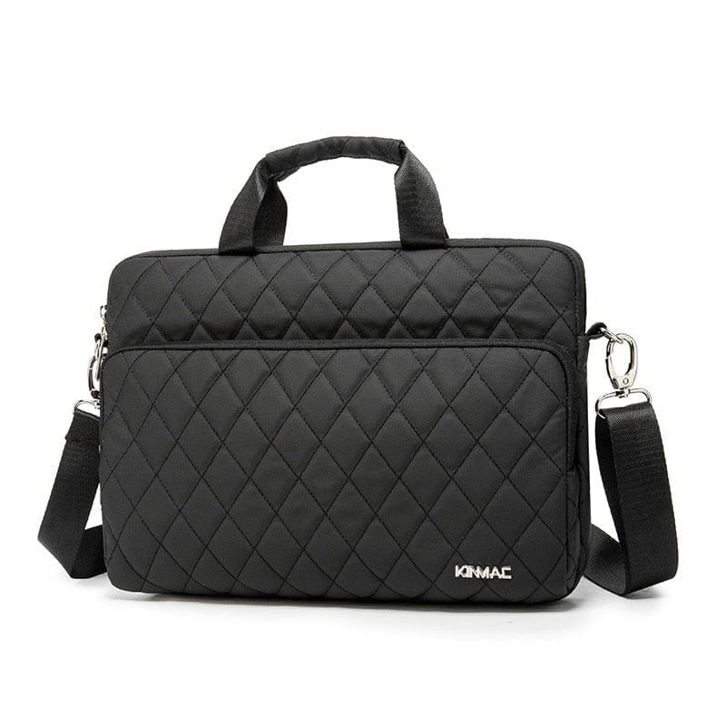 Sac Ordinateur Femme Élégant en Nylon Imperméable | Nina Sac Noir