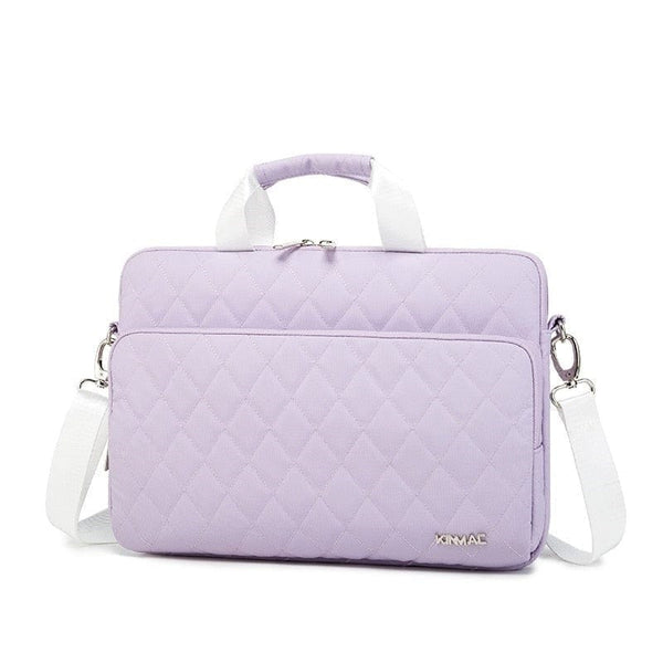 Sac Ordinateur Femme Élégant en Nylon Imperméable | Nina Sac Violet