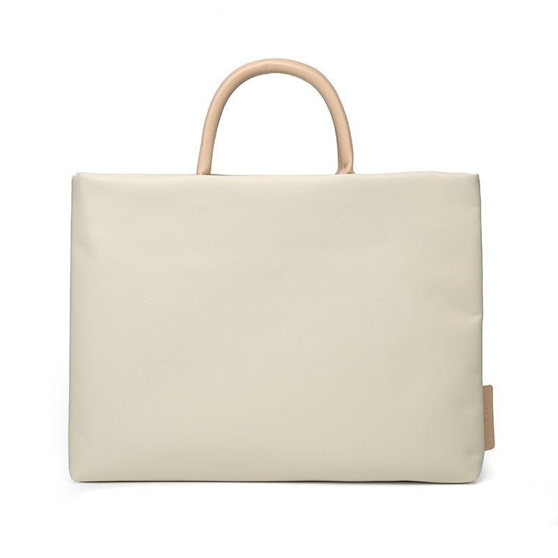 Sac pour Ordinateur Femme Élégant avec Poignée Pratique | Nina Sac Beige / 11-13 pouces