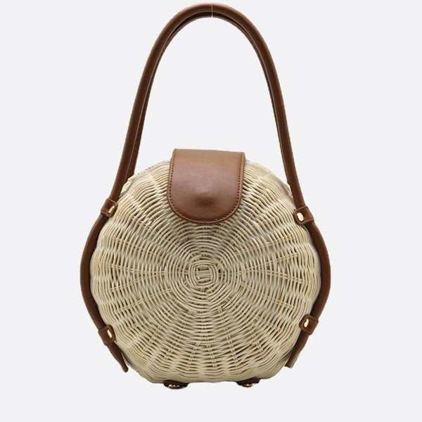 Sac Rond en Rotin | Nina Sac