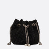 Sac Seau Bandoulière Étincelant | Nina Sac Noir