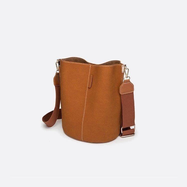 Sac Seau en Cuir Brossé - Style Confort | Nina Sac