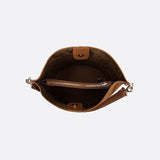 Sac Seau en Cuir Brossé - Style Confort | Nina Sac