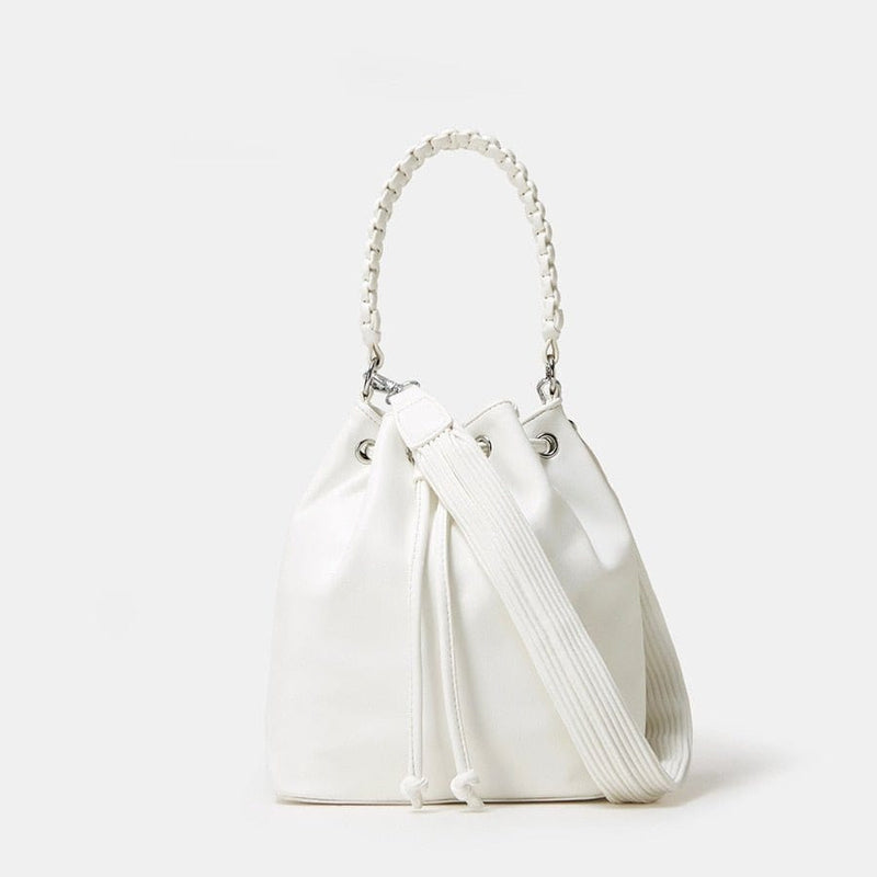 Sac Seau en Cuir de Luxe | Nina Sac Blanc