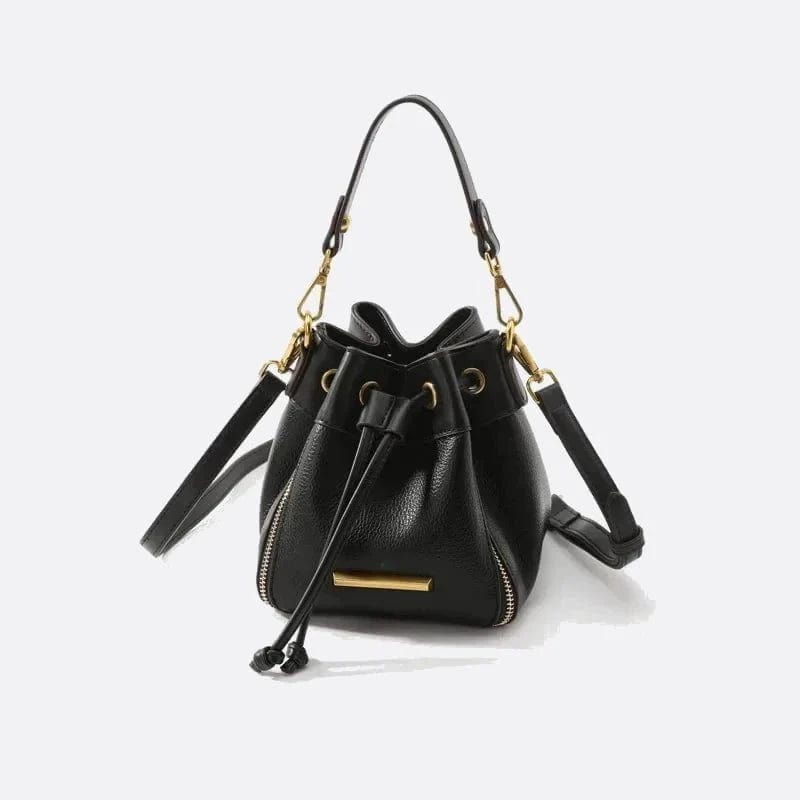 Sac Seau en Cuir Luxe | Nina Sac Noir