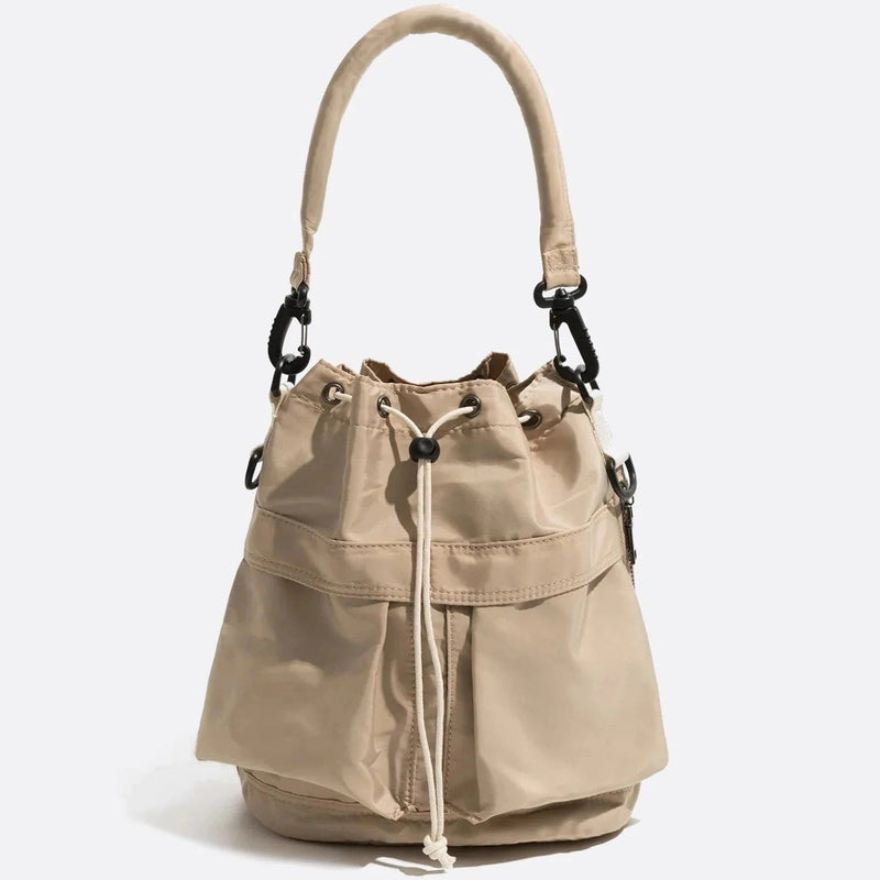Sac Seau Nylon Trendy | Nina Sac Beige