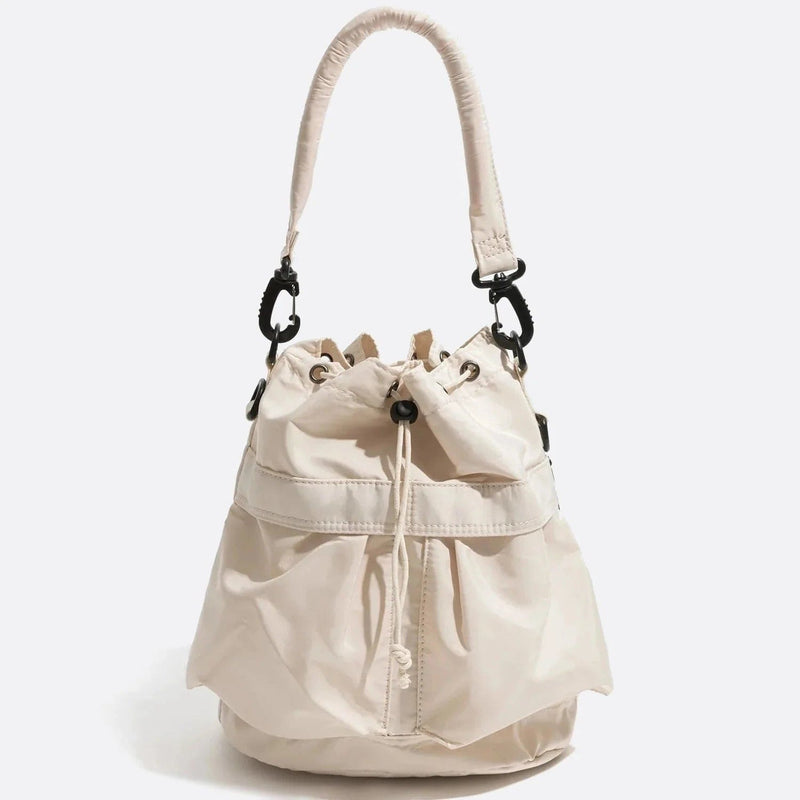 Sac Seau Nylon Trendy | Nina Sac Blanc