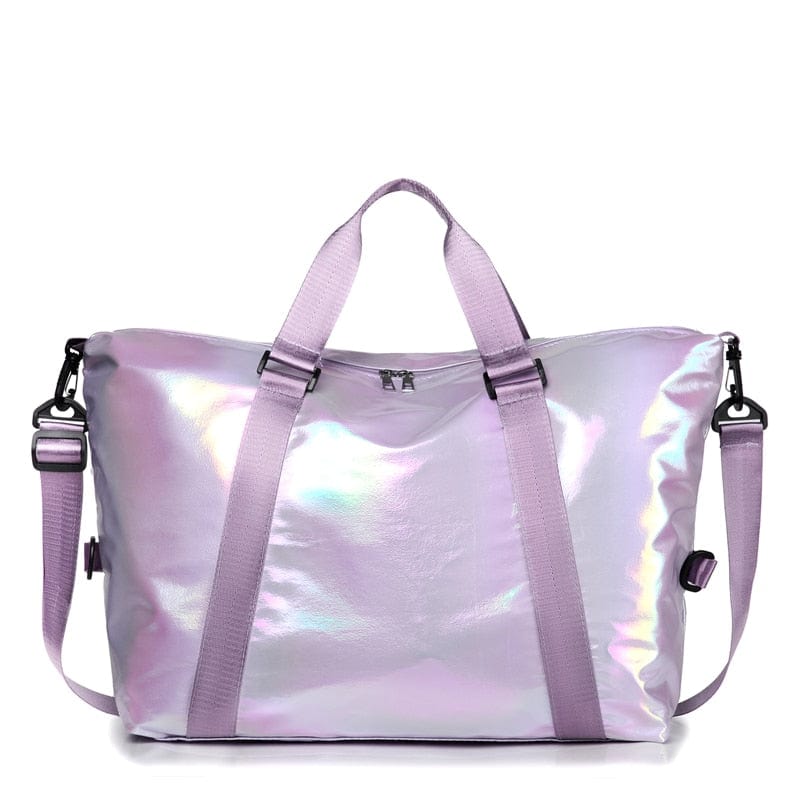 Sac Week-end Femme à Bandoulière Style Casual | Nina Sac Mauve