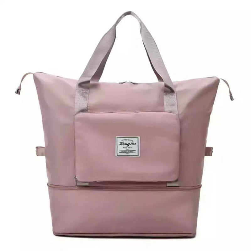 Sac Week-end Femme Pliable et Étanche | Nina Sac Rose