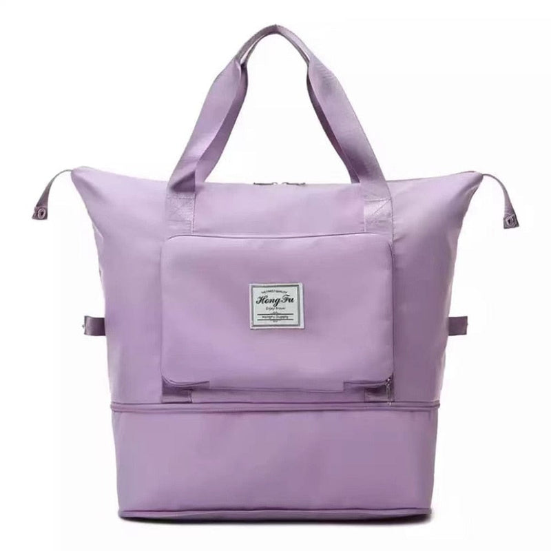 Sac Week-end Femme Pliable et Étanche | Nina Sac Violet clair