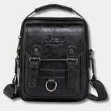 Sacoche cuir homme bandoulière  | Nina Sac Noir