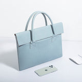 Sacoche Luxe en Forme d'Enveloppe pour Ordinateur Femme | Nina Sac Bleu clair / 12 pouces