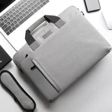 Sacoche Ordinateur Femme idéale pour les déplacements | Nina Sac Gris clair / 13.3 pouces