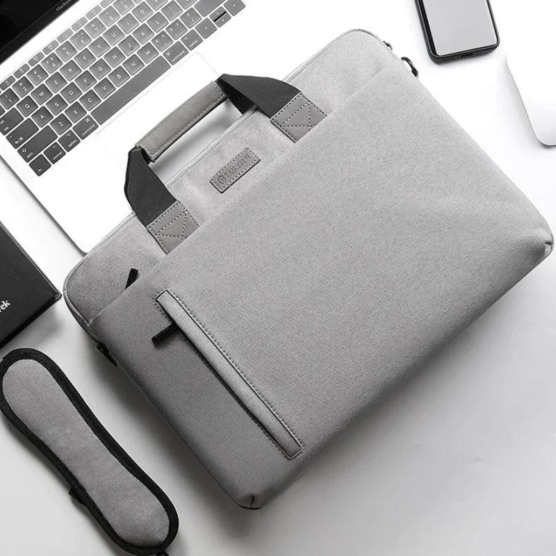 Sacoche Ordinateur Femme idéale pour les déplacements | Nina Sac Gris clair / 13.3 pouces