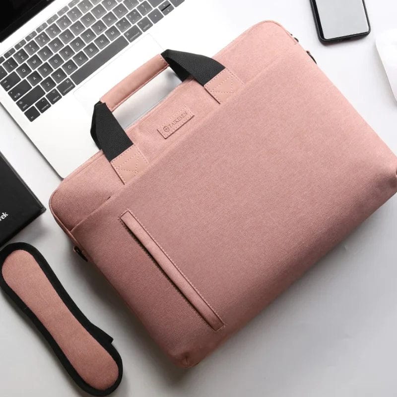 Sacoche Ordinateur Femme idéale pour les déplacements | Nina Sac Rose / 13.3 pouces