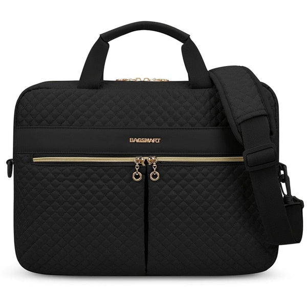 Sacoche Ordinateur Femme : Multifonctions & Spacieuse | Nina Sac Noir