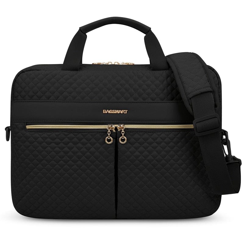 Sacoche Ordinateur Femme : Multifonctions & Spacieuse | Nina Sac Noir